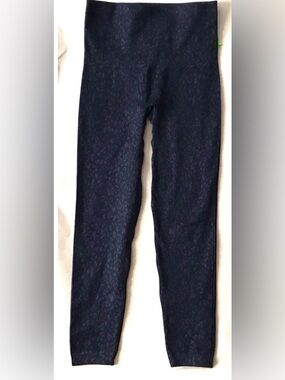 Spanx Look At Me Now Seamless Leggings in Black Cheetah Size XL